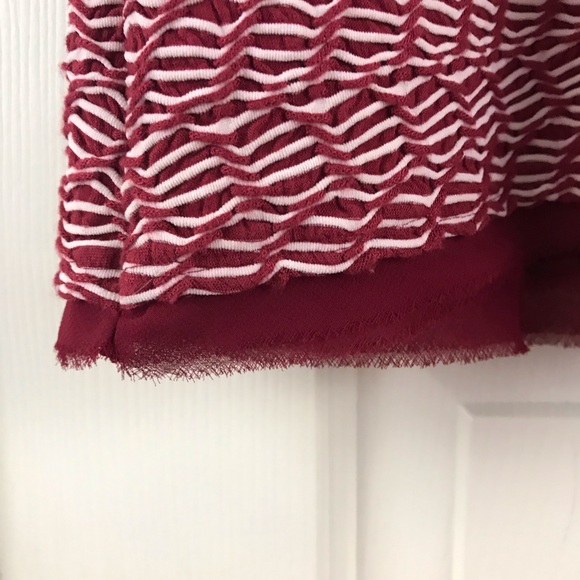 Maeve Anthropologie Dora Dress Small Red White - Picture 7 of 8